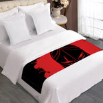 Bloody Spartan Warrior Print Bed Runner