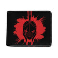 Bloody Spartan Warrior Print Bifold Wallet