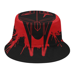 Bloody Spartan Warrior Print Bucket Hat