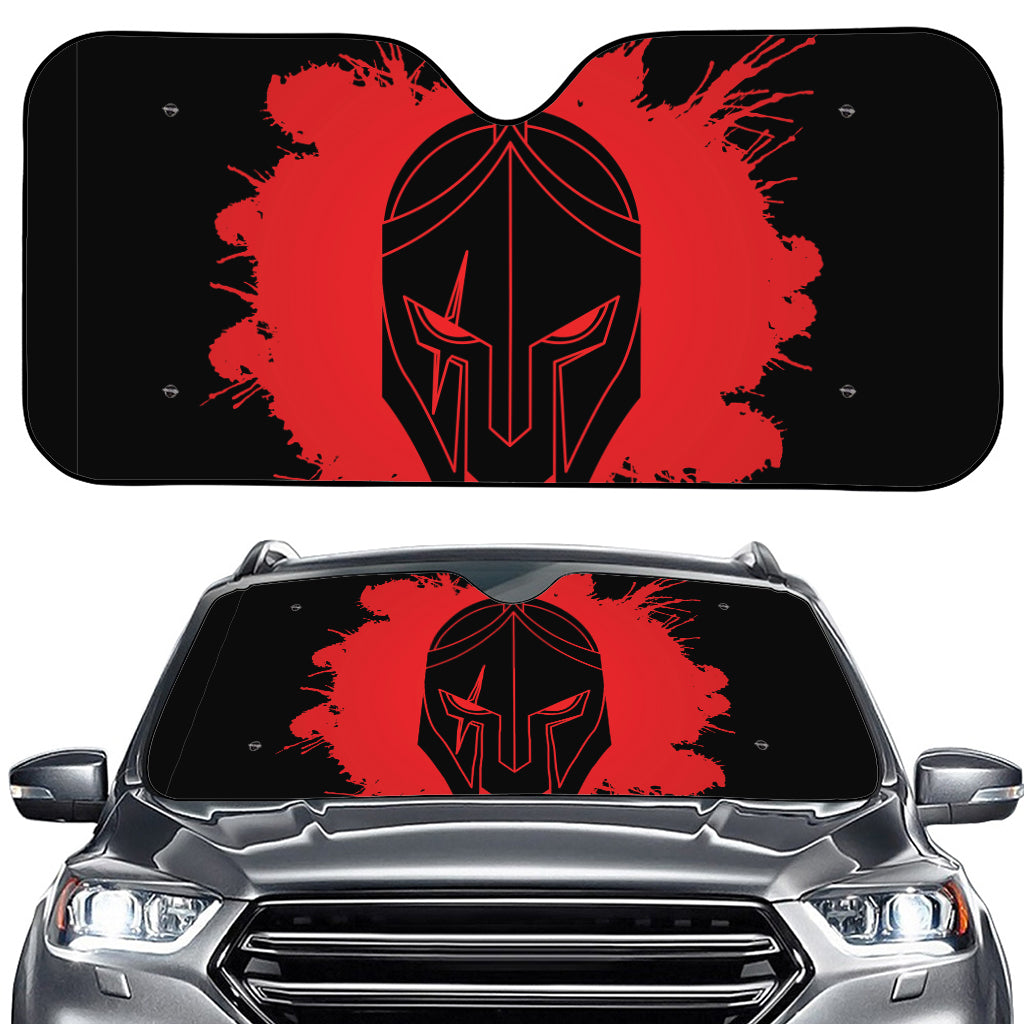 Bloody Spartan Warrior Print Car Windshield Sun Shade