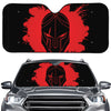 Bloody Spartan Warrior Print Car Windshield Sun Shade