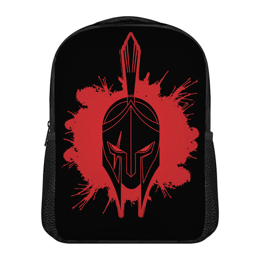 Bloody Spartan Warrior Print Casual Backpack