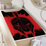 Bloody Spartan Warrior Print Changing Pad Cover