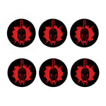 Bloody Spartan Warrior Print Coaster Set