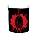 Bloody Spartan Warrior Print Collapsible Laundry Basket