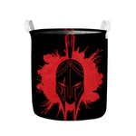 Bloody Spartan Warrior Print Collapsible Laundry Basket