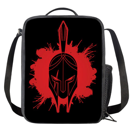 Bloody Spartan Warrior Print Crossbody Lunch Bag