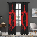 Bloody Spartan Warrior Print Curtain