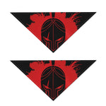 Bloody Spartan Warrior Print Dog Bandana