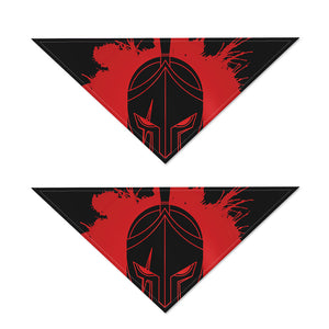 Bloody Spartan Warrior Print Dog Bandana