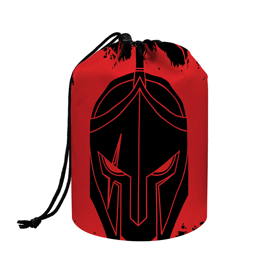 Bloody Spartan Warrior Print Drawstring Makeup Bag