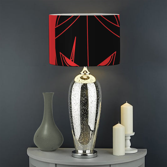 Bloody Spartan Warrior Print Drum Lamp Shade