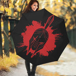 Bloody Spartan Warrior Print Foldable Umbrella