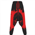 Bloody Spartan Warrior Print Hammer Pants