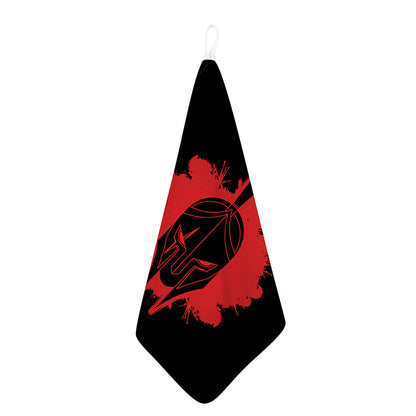 Bloody Spartan Warrior Print Hand Towel