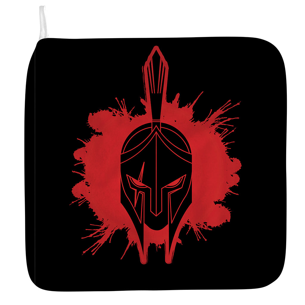 Bloody Spartan Warrior Print Hand Towel
