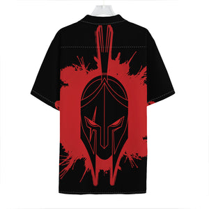 Bloody Spartan Warrior Print Hawaiian Shirt