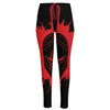 Bloody Spartan Warrior Print High-Waisted Pocket Leggings