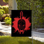 Bloody Spartan Warrior Print House Flag