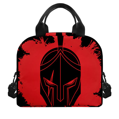 Bloody Spartan Warrior Print Insulated Lunch Bag