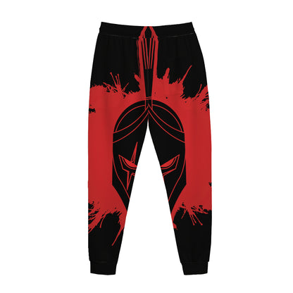 Bloody Spartan Warrior Print Jogger Pants