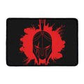 Bloody Spartan Warrior Print Kitchen Mat