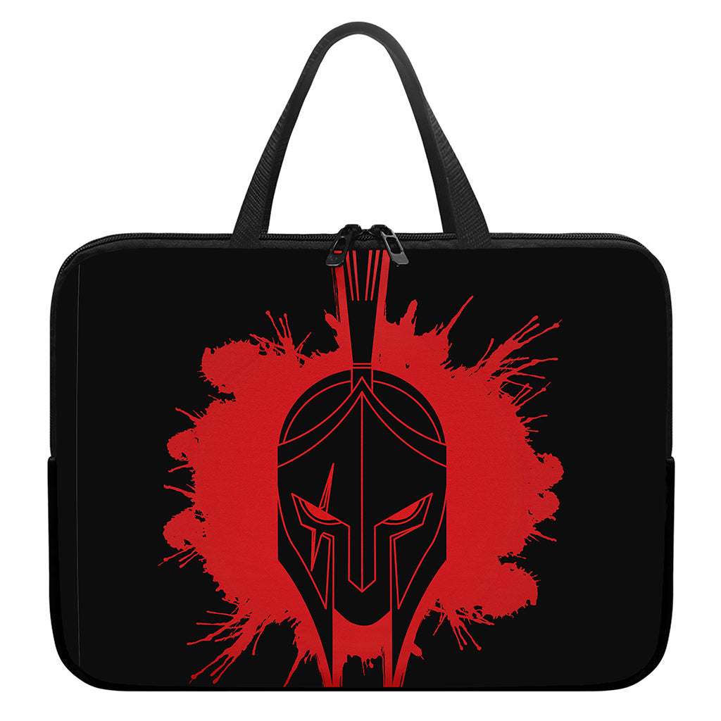 Bloody Spartan Warrior Print Laptop Sleeve With Handle