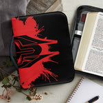 Bloody Spartan Warrior Print Leather Bible Cover
