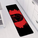 Bloody Spartan Warrior Print Long Kitchen Mat