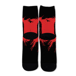 Bloody Spartan Warrior Print Long Socks