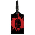 Bloody Spartan Warrior Print Luggage Tag