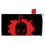 Bloody Spartan Warrior Print Mailbox Cover