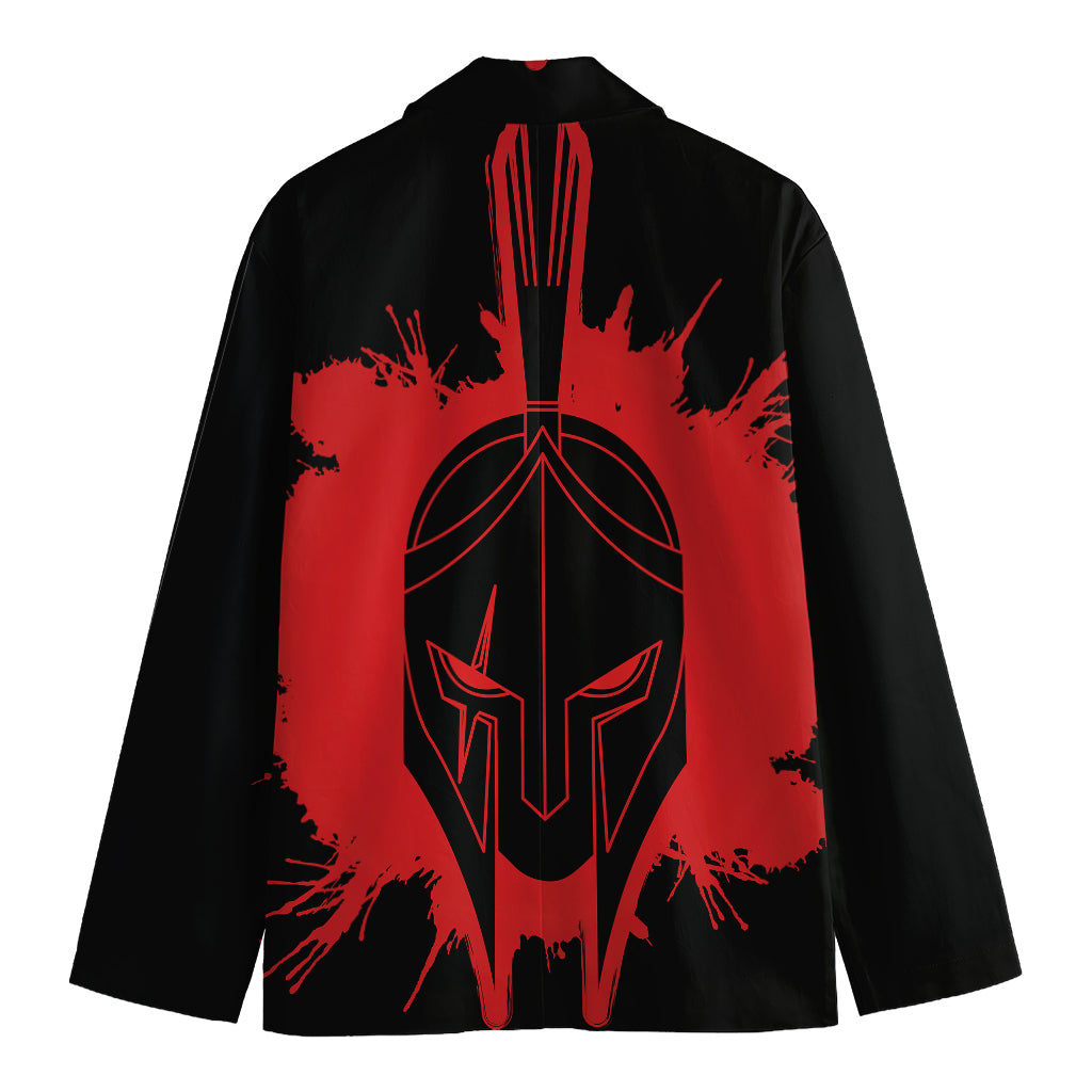 Bloody Spartan Warrior Print Men's Blazer