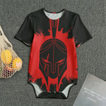 Bloody Spartan Warrior Print Men's Bodysuit