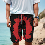 Bloody Spartan Warrior Print Men's Cargo Shorts
