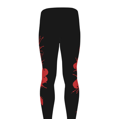Bloody Spartan Warrior Print Men's leggings
