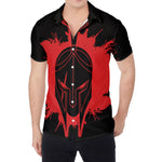 Bloody Spartan Warrior Print Men's Shirt