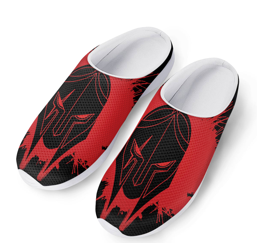 Bloody Spartan Warrior Print Mesh Casual Shoes