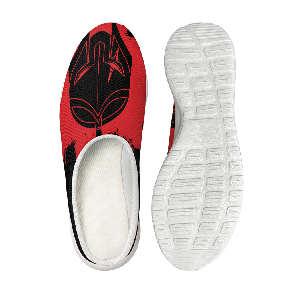 Bloody Spartan Warrior Print Mesh Casual Shoes