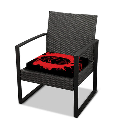 Bloody Spartan Warrior Print Outdoor Seat Cushion Cover