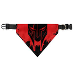 Bloody Spartan Warrior Print Over The Collar Dog Bandana
