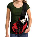 Bloody Spartan Warrior Print Pet Sling Carrier
