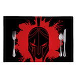 Bloody Spartan Warrior Print Placemat