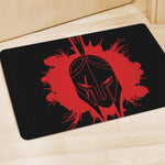 Bloody Spartan Warrior Print Polyester Doormat