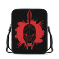 Bloody Spartan Warrior Print Rectangular Crossbody Bag