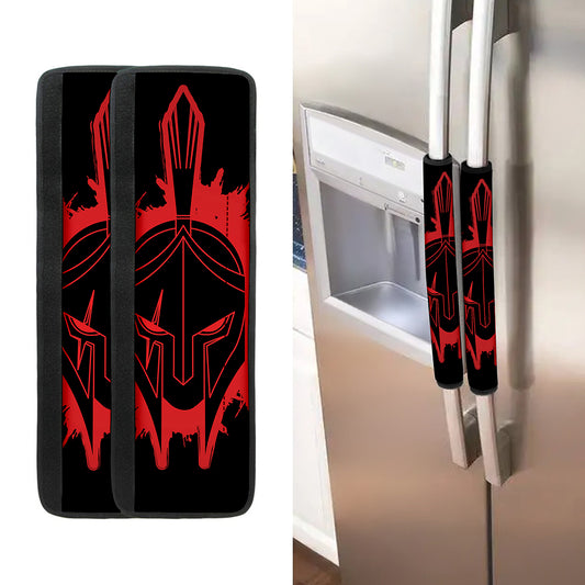 Bloody Spartan Warrior Print Refrigerator Handle Covers