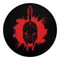 Bloody Spartan Warrior Print Round Blanket