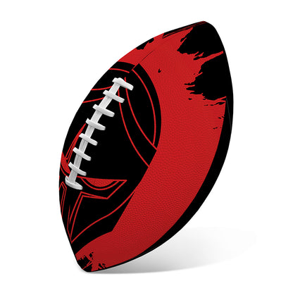 Bloody Spartan Warrior Print Rugby Ball