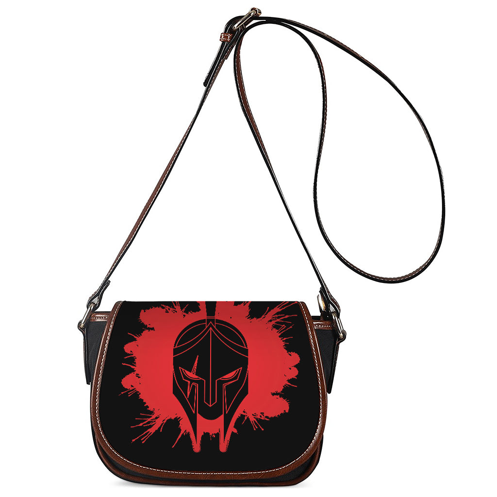 Bloody Spartan Warrior Print Saddle Bag
