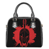 Bloody Spartan Warrior Print Shoulder Handbag